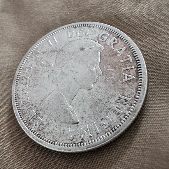 1964 Canada Quebec Charlottetown Commemorative BIG Silver Dollar Coin - Picture 6 of 7